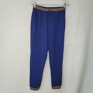 Janie & Jack Pant Kids 16 Blue Stripe‎ French Terry Jogger Active Track Pant New
